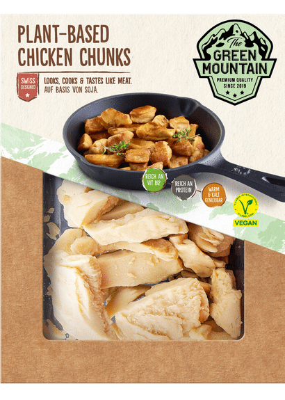 neu Packshot Chicken Chunks von THE GREEN MOUNTAIN
